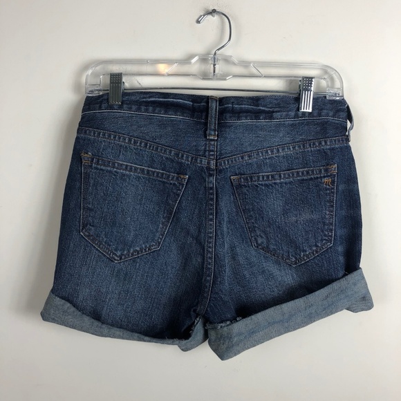 Madewell Distressed Jean Cotton Shorts 24 - Picture 3 of 4